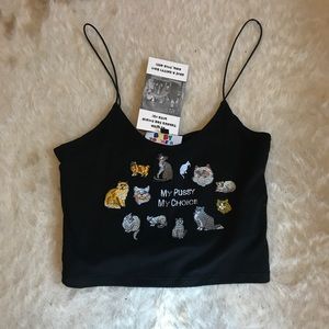 O-mighty my pussy my choice tank top